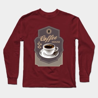 Vintage coffee cup Long Sleeve T-Shirt